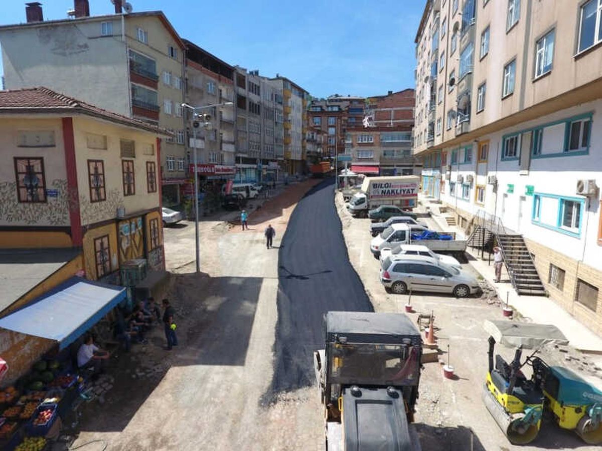 Fatsa\'da Asfalt Çalışmaları