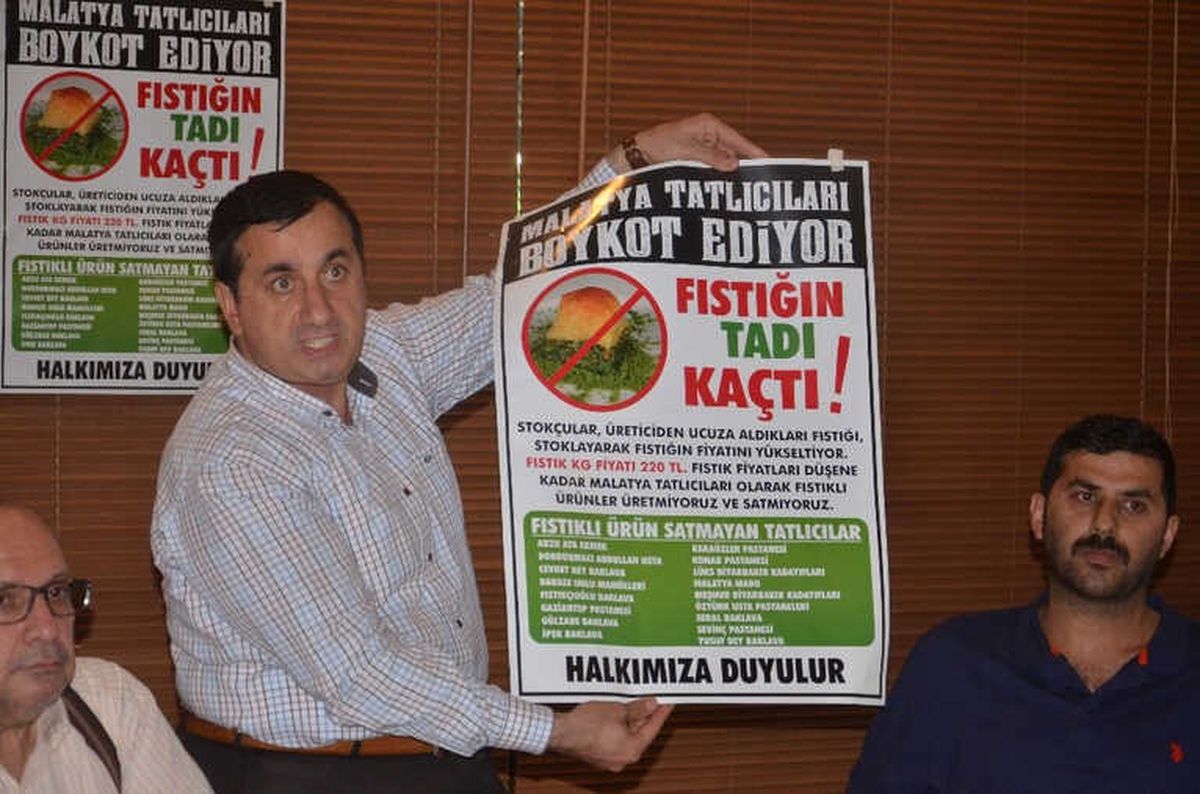 Fıstığa Bir Boykot da Malatya\'dan