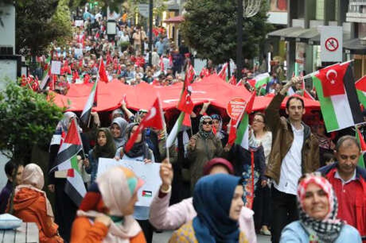 Samsun\'da Kudüs İçin Yürüyüş
