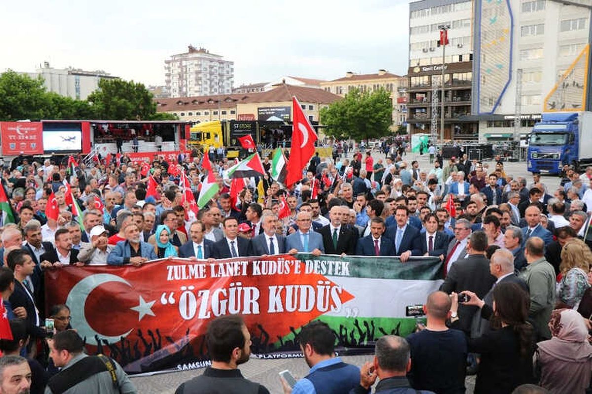 Samsun Kudüs İçin Yürüdü
