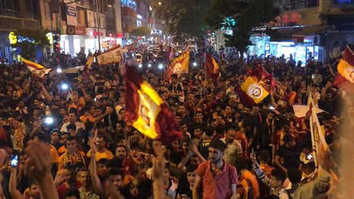 Adıyaman\'da Galatasaray Coşkusu