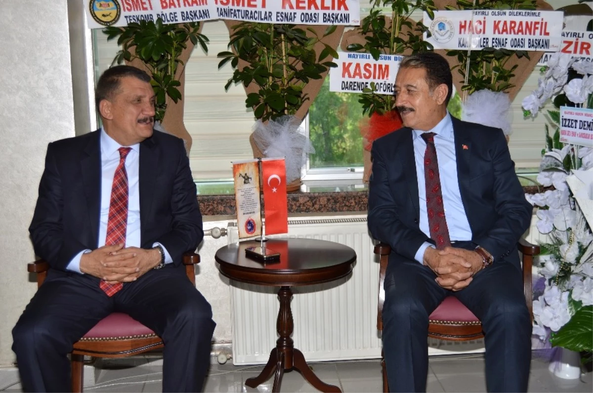 Başkan Gürkan\'dan Keskin\'e Ziyaret