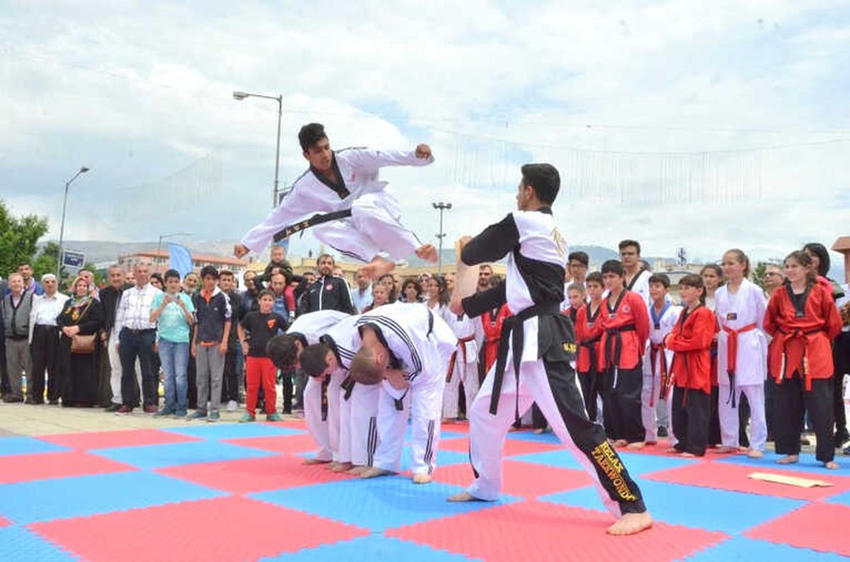 Erzincan da Atlı Cirit ve Mehter Takımı Eşliğinde 19 Mayıs