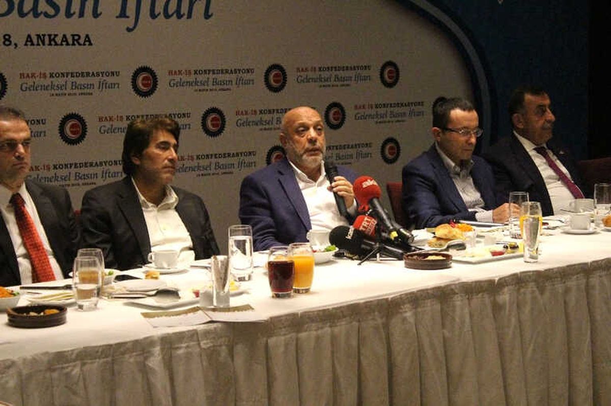 Hak-İş Genel Başkanı Arslan, Basın Mensuplarıyla İftarda Buluştu