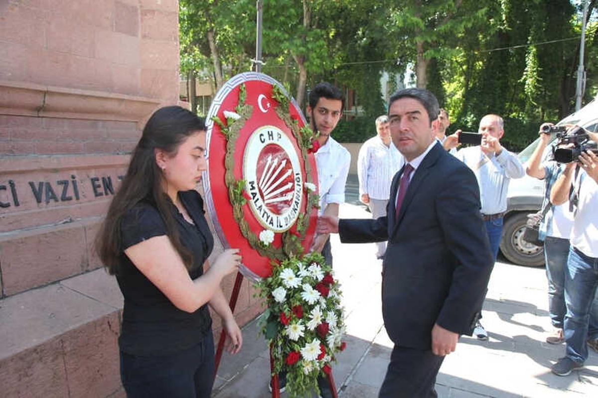 Malatya CHP \'Den Atatürk 19 Mayıs Kutlaması
