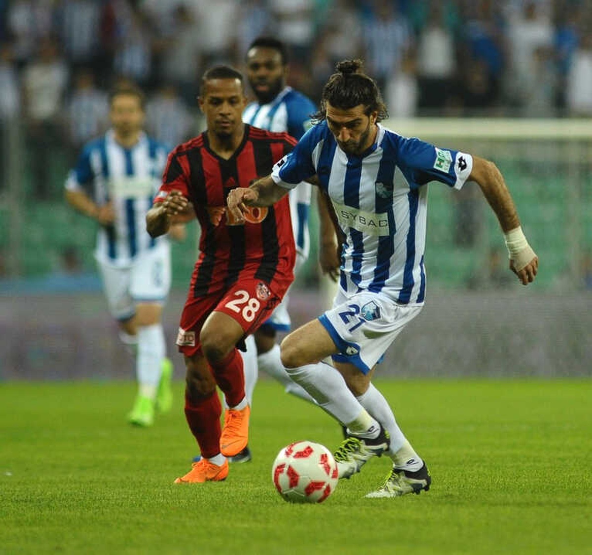 Spor Toto 1. Lig Play-off Finali: Gazişehir Gaziantep: 0 - Bb Erzurumspor: 0 (İlk Yarı Sonucu)