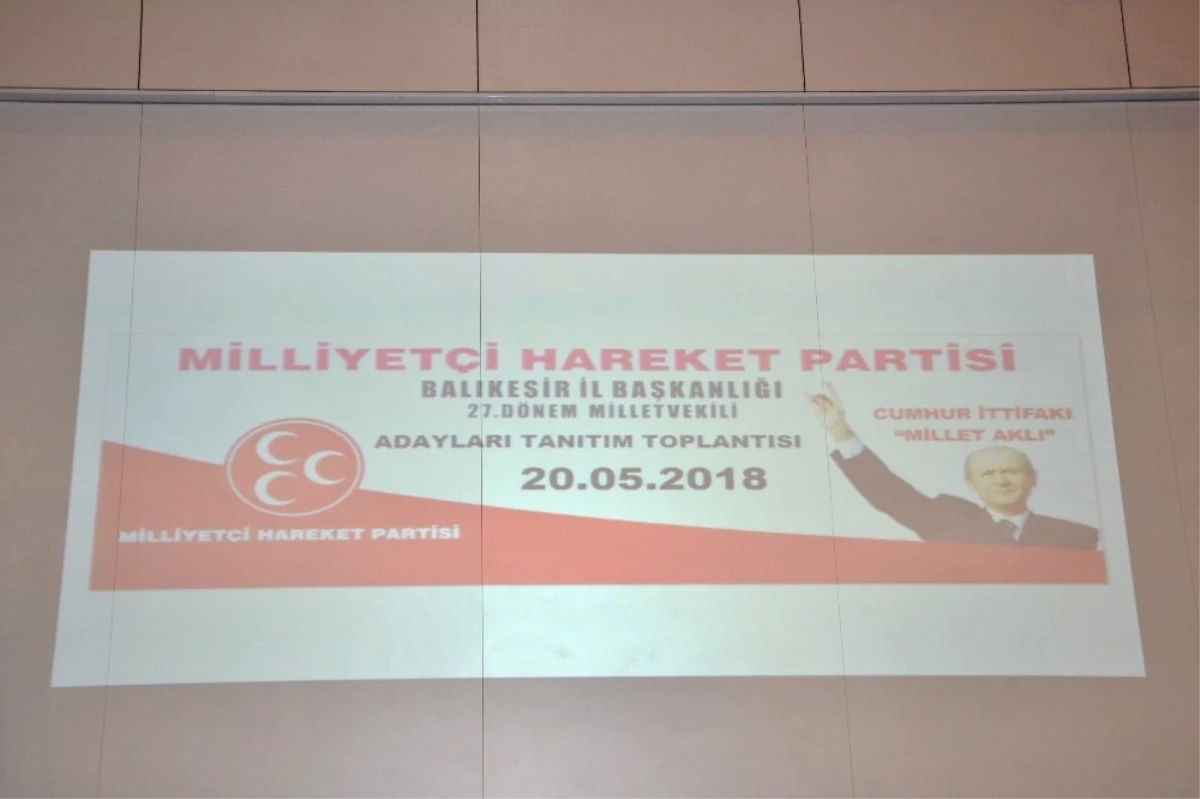 MHP Balıkesir Milletvekili Adaylarını Tanıttı