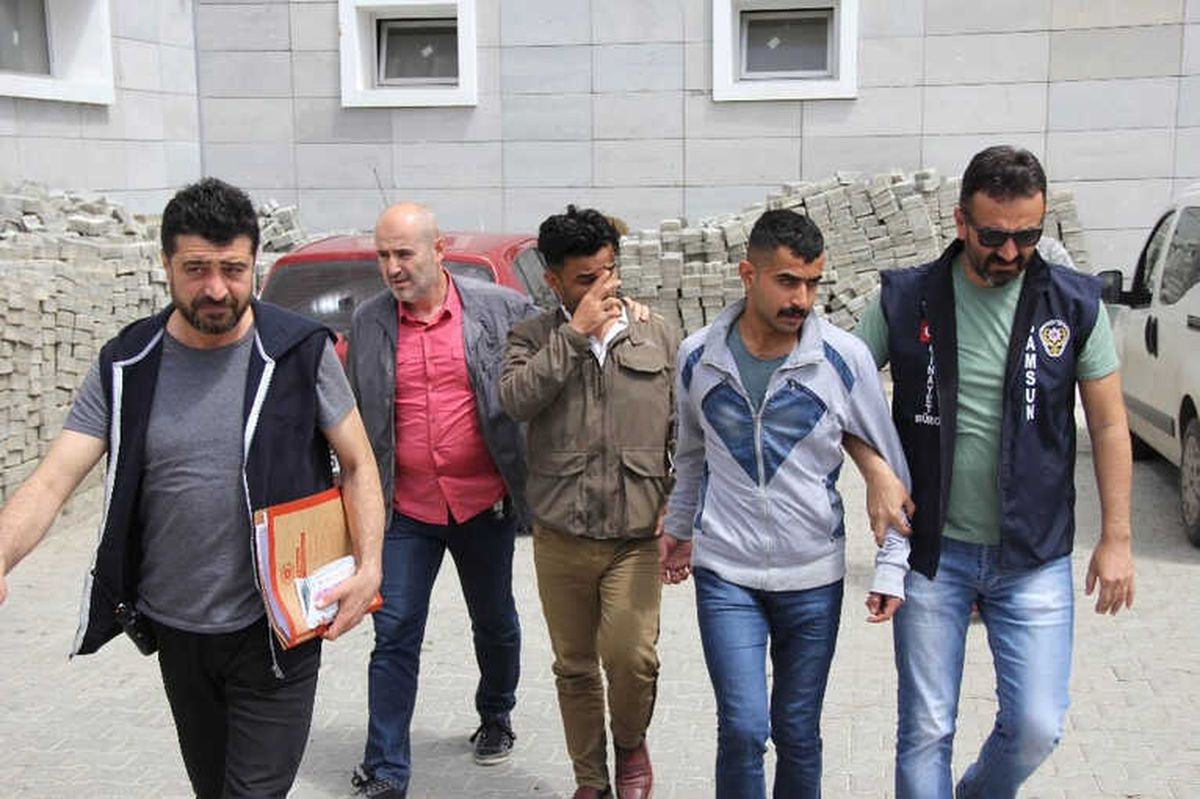 Samsun\'da Suriyeli ve Iraklı Gaspçılar Yakalandı