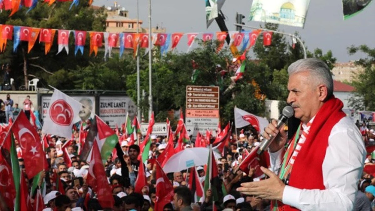 Başbakan Yıldırım Büyük Kudüs Mitinginde Gündeme İlişkin Açıklamalarda Bulundu