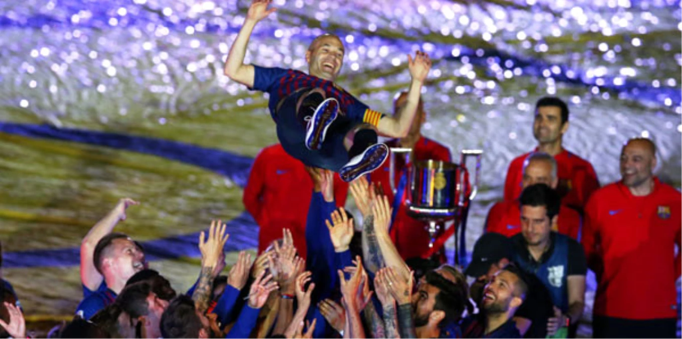 Barcelona, Iniesta\'yı Galibiyetle Uğurladı