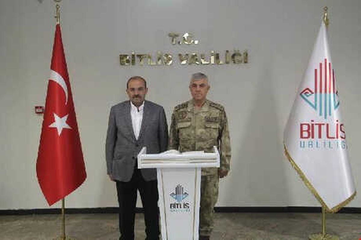 Jandarma Genel Komutanı Çetin\'den Bitlis Valiliği\'ne Ziyaret