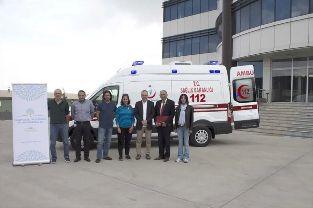 Tanap Hibe Ettiği Ambulansları Teslim Ediyor