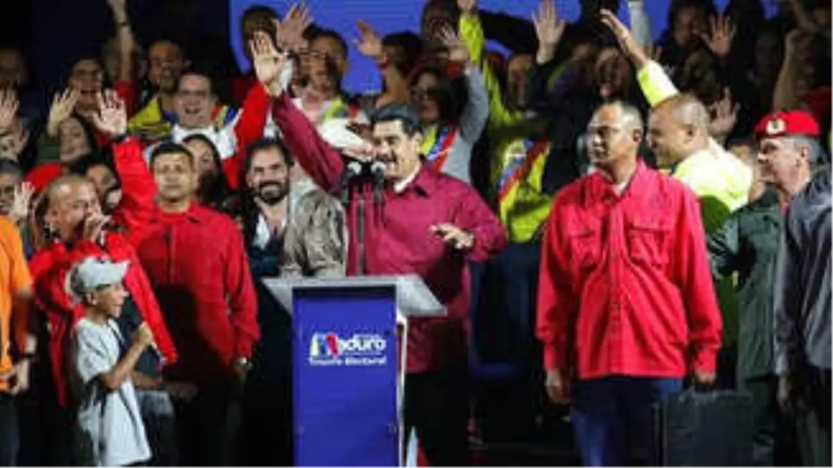 Venezuela: Nicolas Maduro Başkanlık Seçimlerini Kazandı