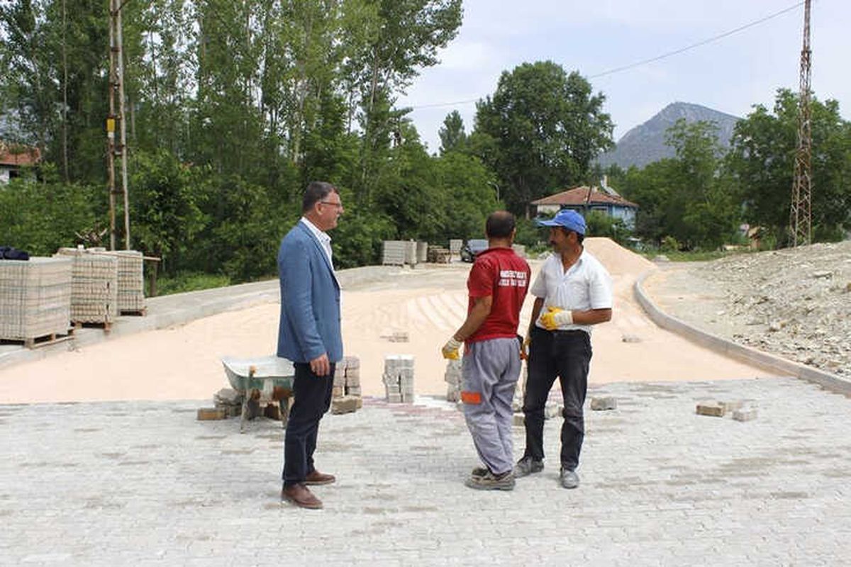 Başkan Duymuş Çalışmaları Yerinde İnceledi