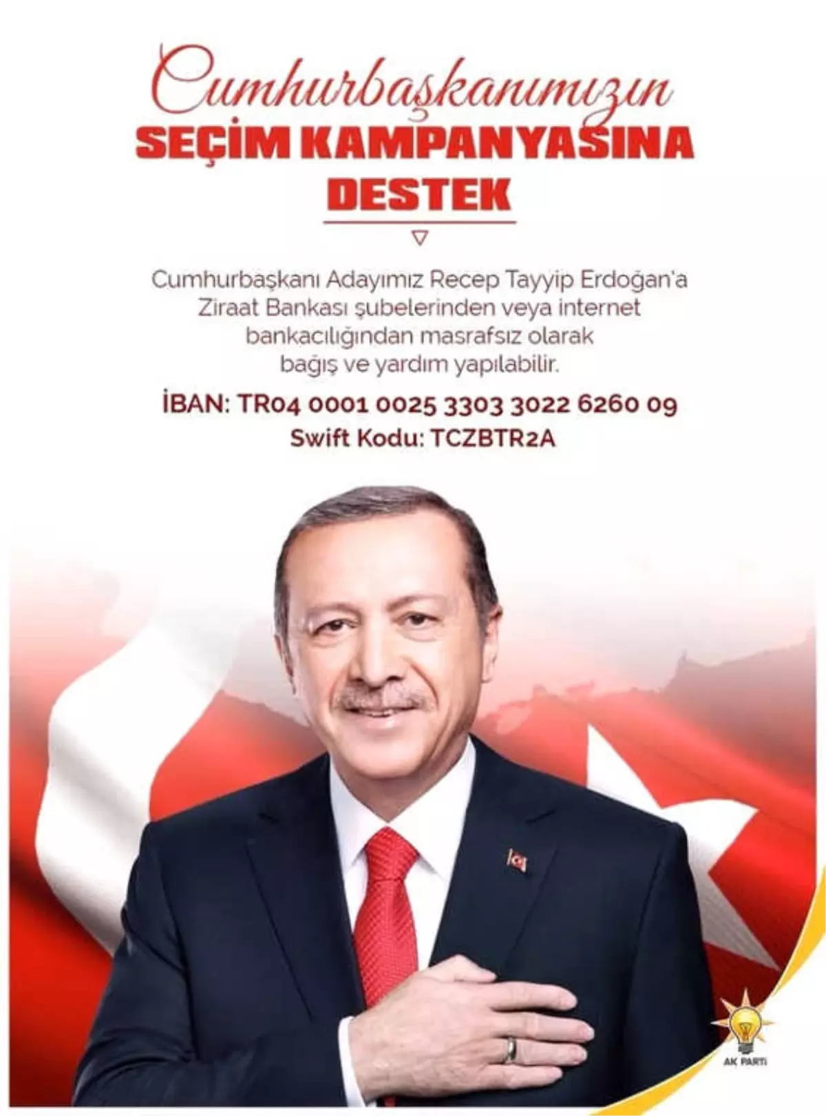 Cumhurbaşkanı Erdoğan\'ın Seçim Çalışmaları İçin Yardım Kampanyası Başlatıldı