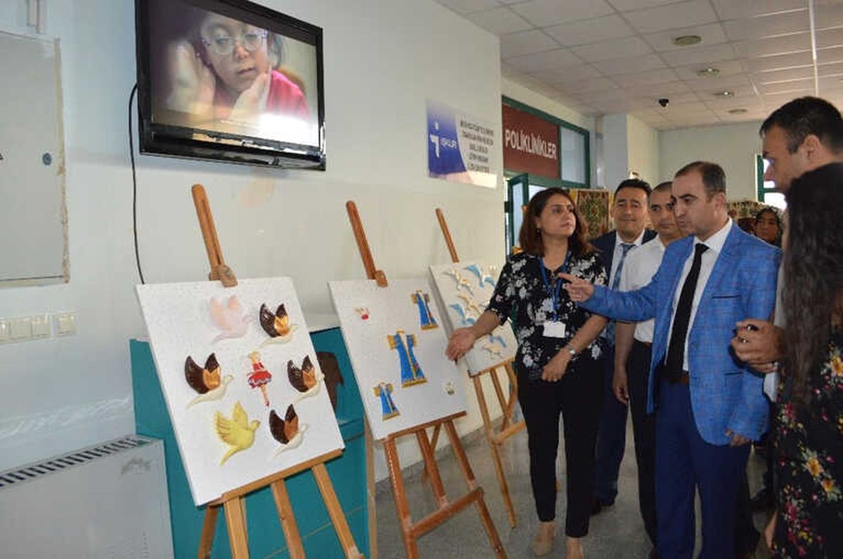 Engellerini Aşan İşkur Kursiyerleri Sergi Açtı