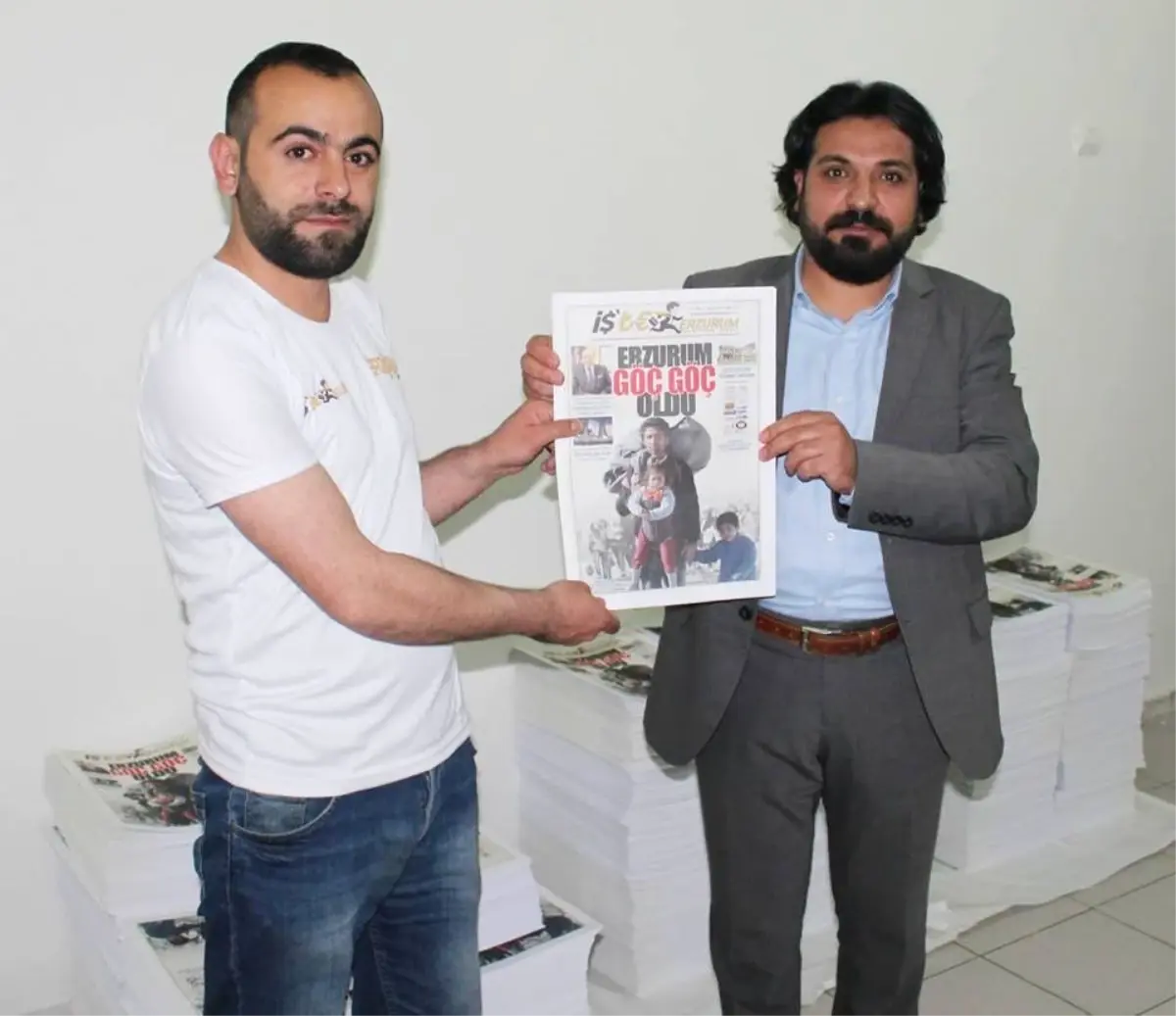 Erzurum\'un İlk Ekonomi Gazetesi İş\'te Erzurum 5 Bin Tirajla Çıktı