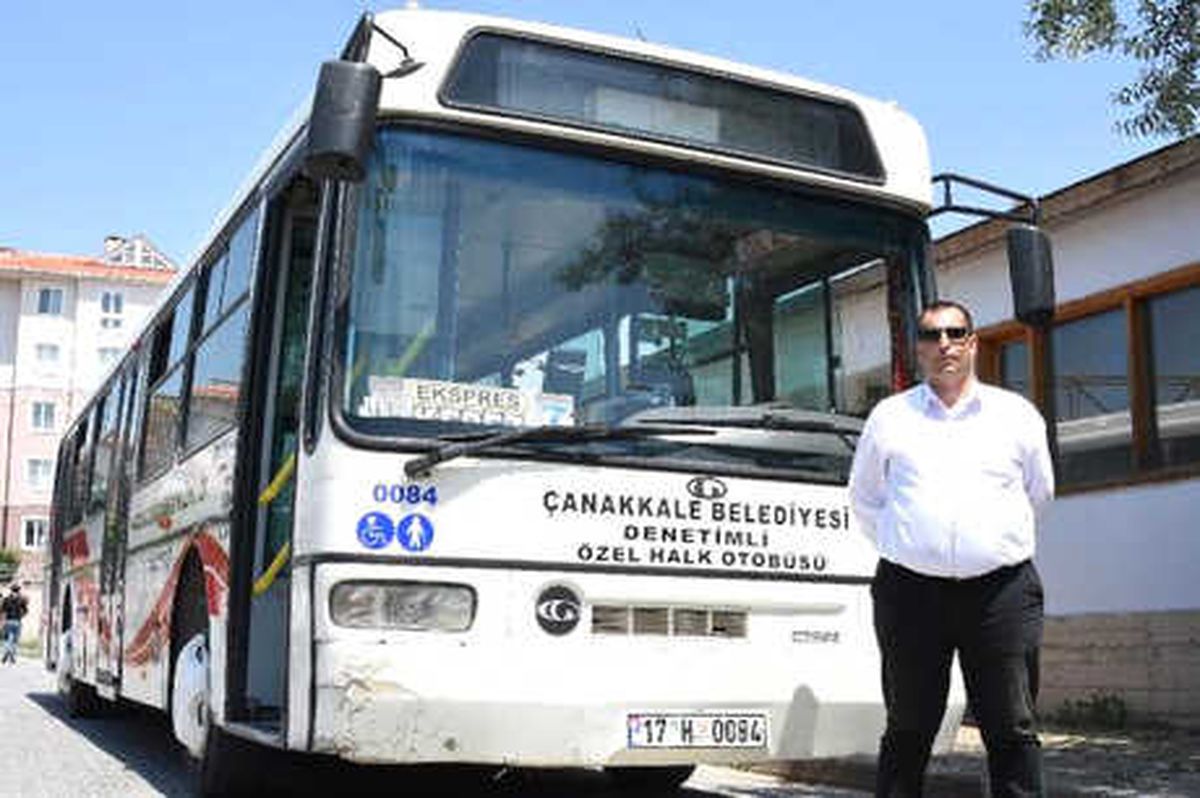Otobüste Rahatsızlanan Yolcuyu Şoför Hastaneye Ulaştırdı