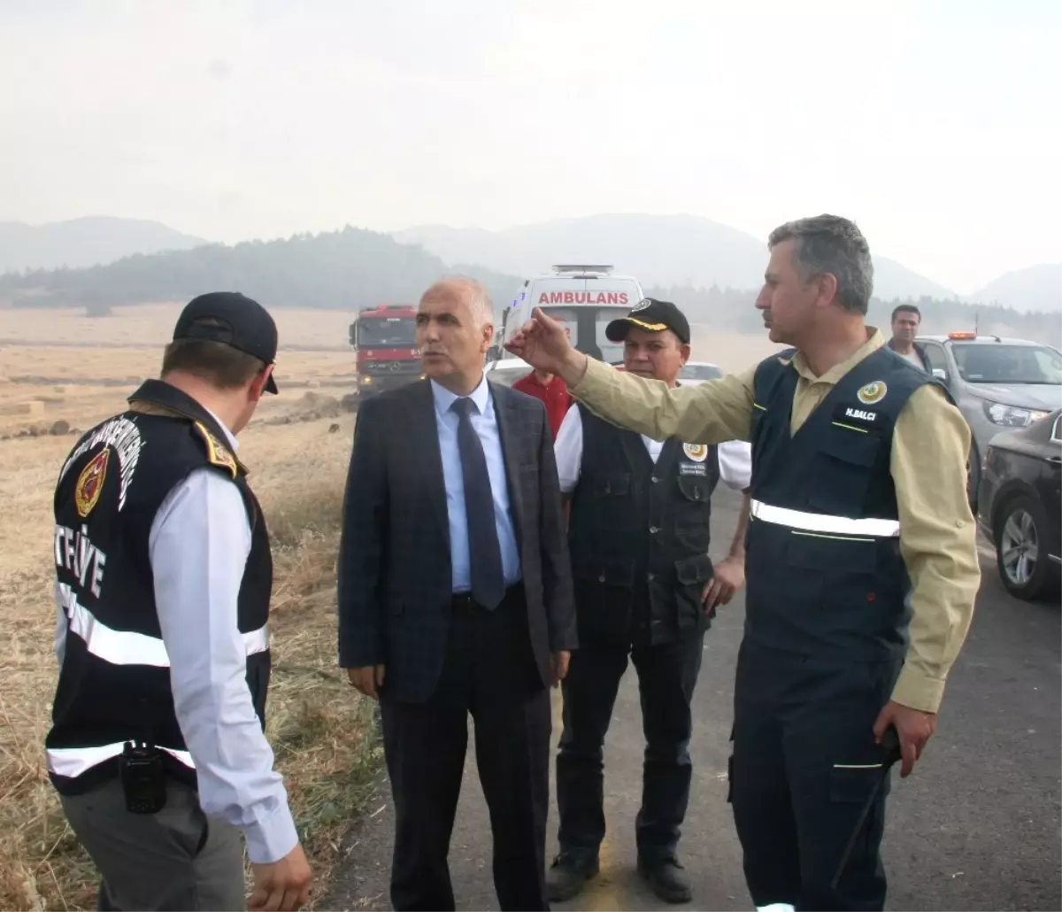 Vali Karahan, Orman Yangını ile İlgili Açıklamalarda Bulundu