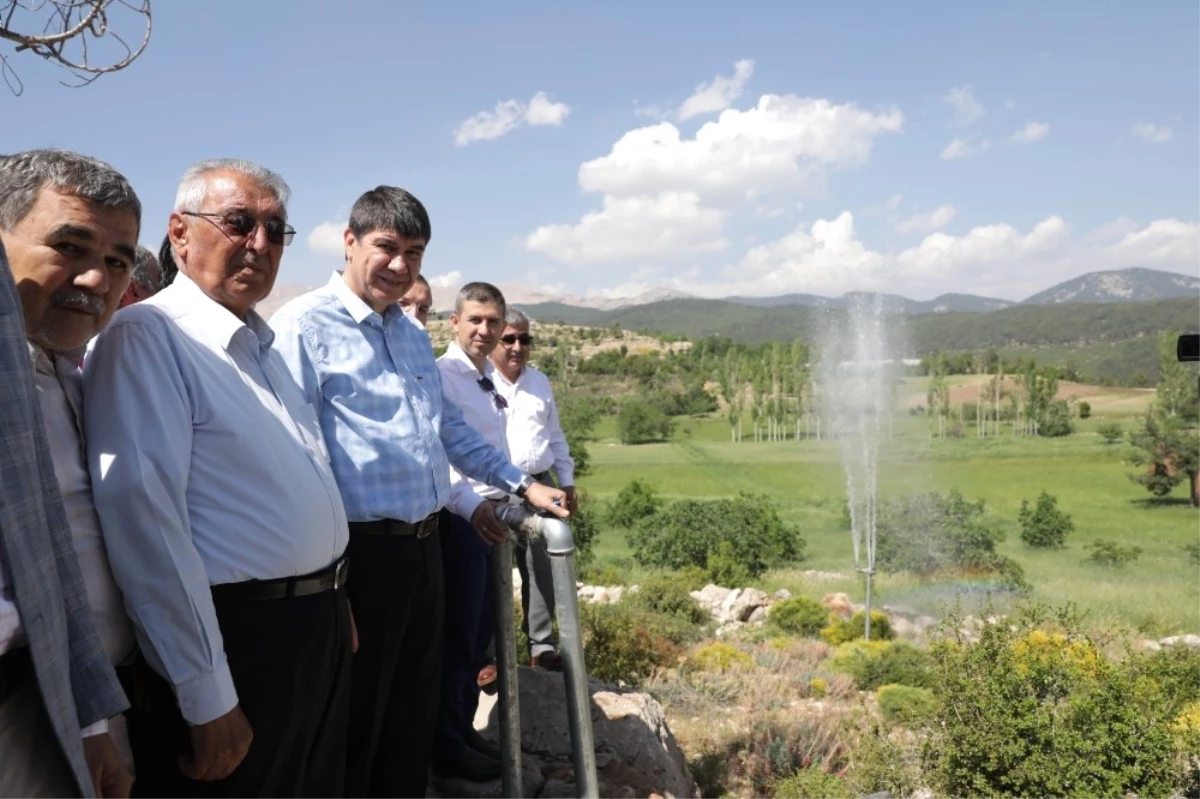 Kaş\'ın Yaylaçavdır Mahallesi Sulama Suyuna Kavuştu