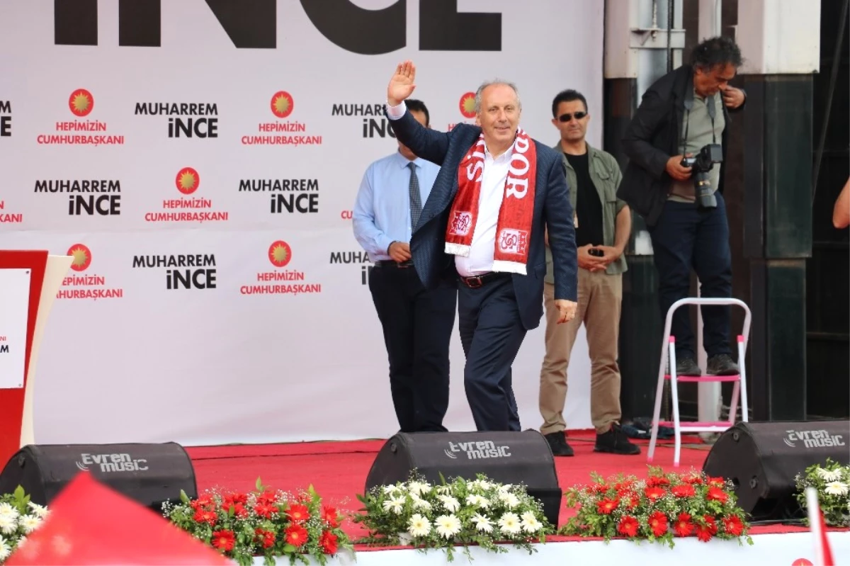 Muharrem İnce Sivas\'ta