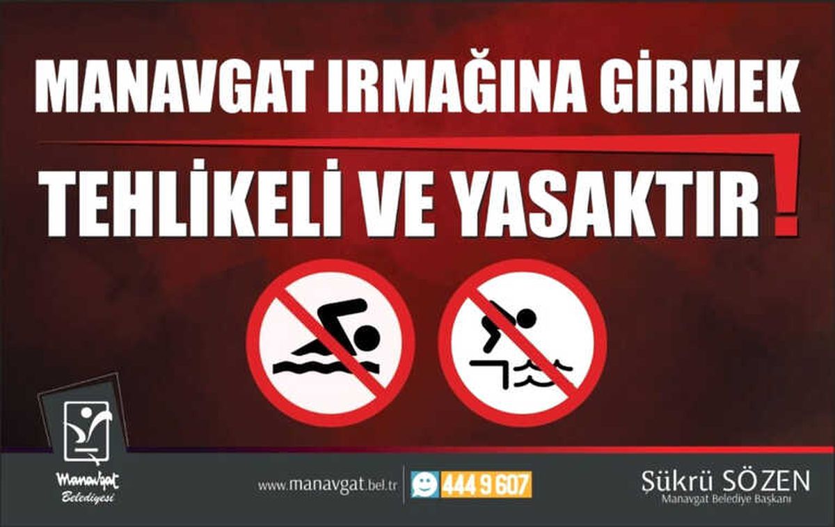 Sözen\'den Manavgat Irmağı Uyarısı