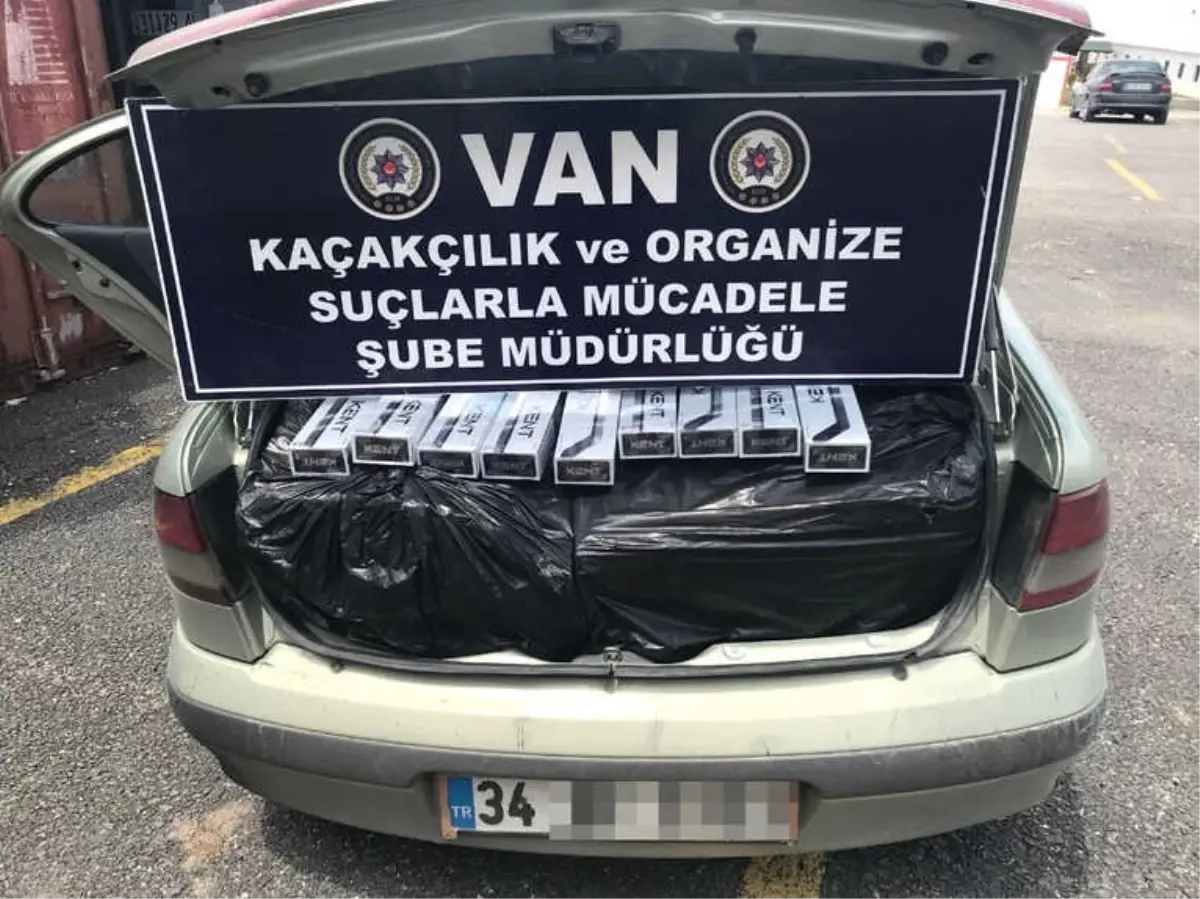 Van\'da Kaçak Sigara Operasyonu