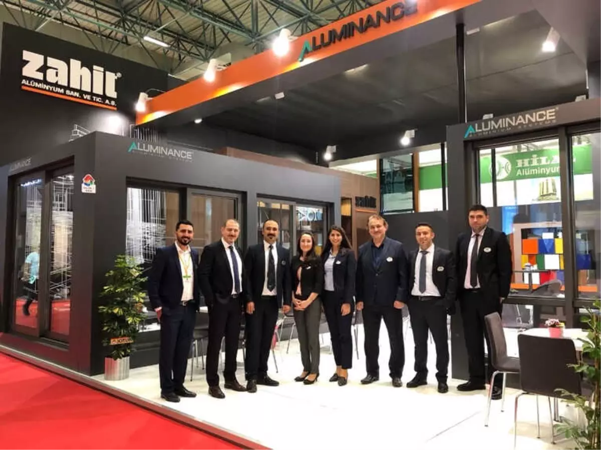 Zahit Alüminyum, Yapı Fuarı\'nda Ürünlerini Tanıttı
