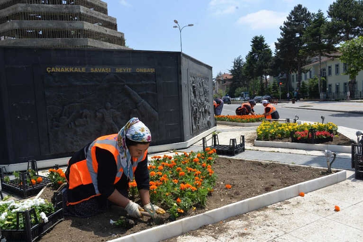 Bozüyük Çiçeklerle Kaplanıyor