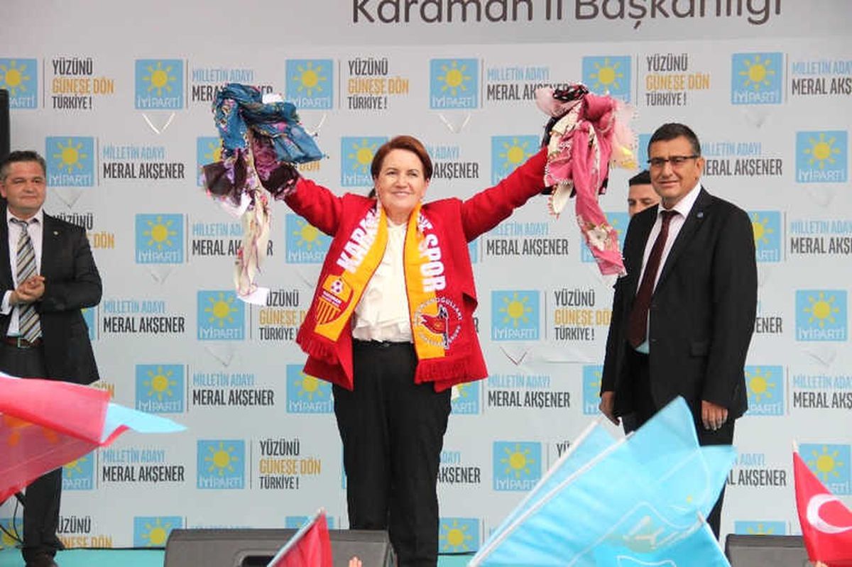 İyi Parti Genel Başkanı Akşener Karaman\'da