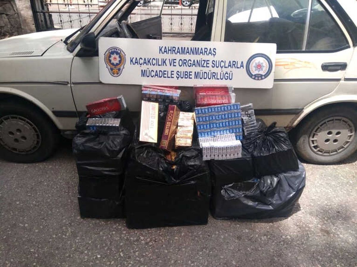 Kahramanmaraş\'ta Kaçak Sigara Operasyonu