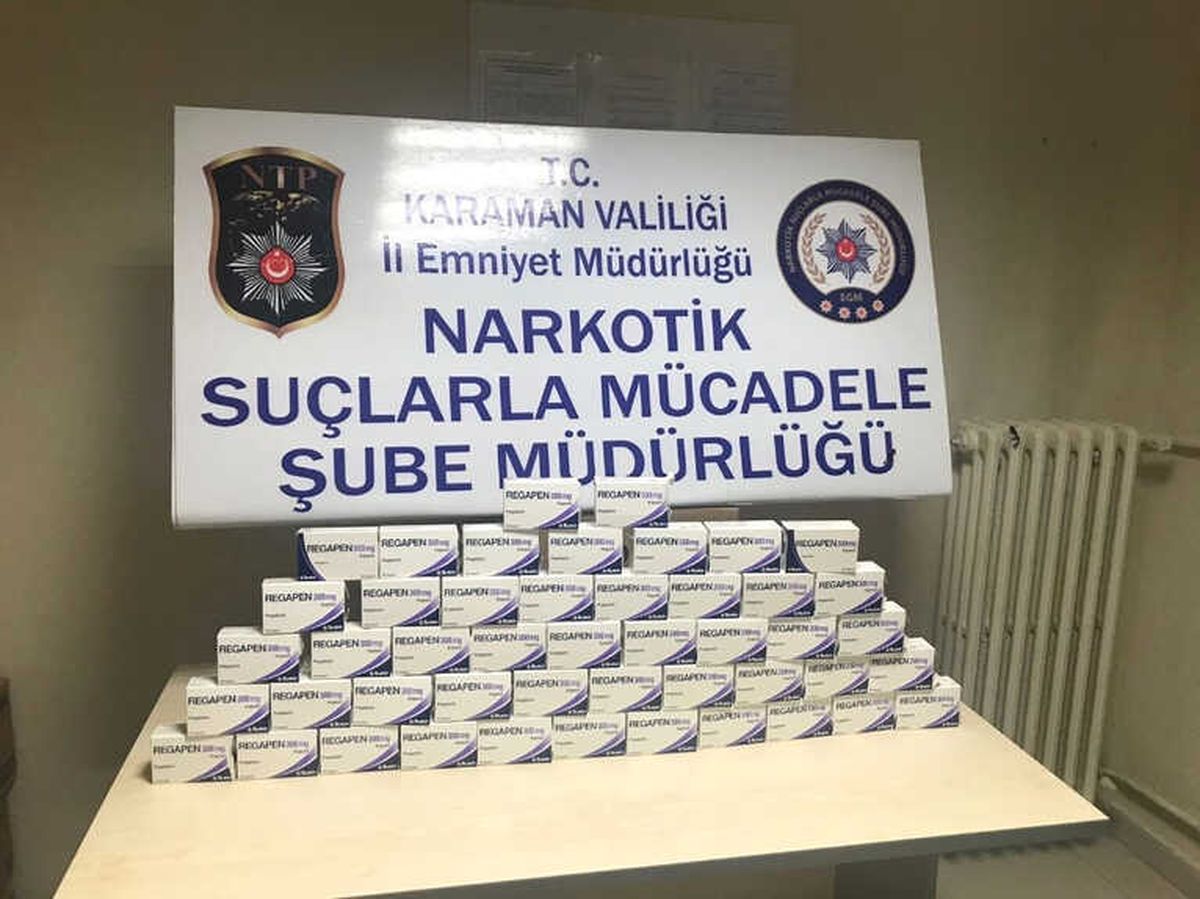 Karaman\'da Uyuşturucu Hap Operasyonu