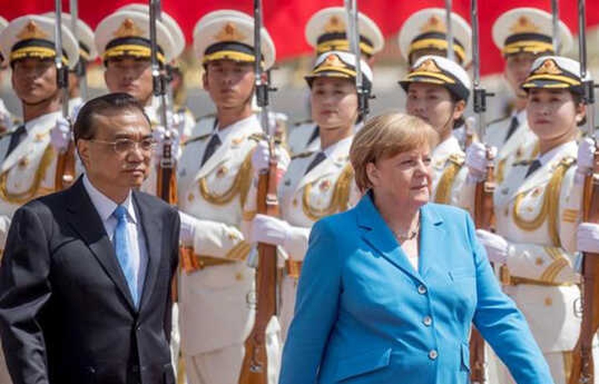 Merkel\'in Çin Ziyaretinde Gündem Ticaret ve İran Anlaşması