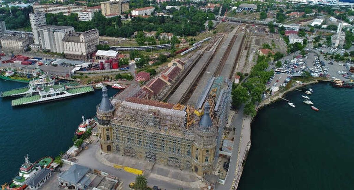 Restorasyon Çalışmaları Devam Eden Haydarpaşa Garı\'nın İçi İlk Kez Görüntülendi