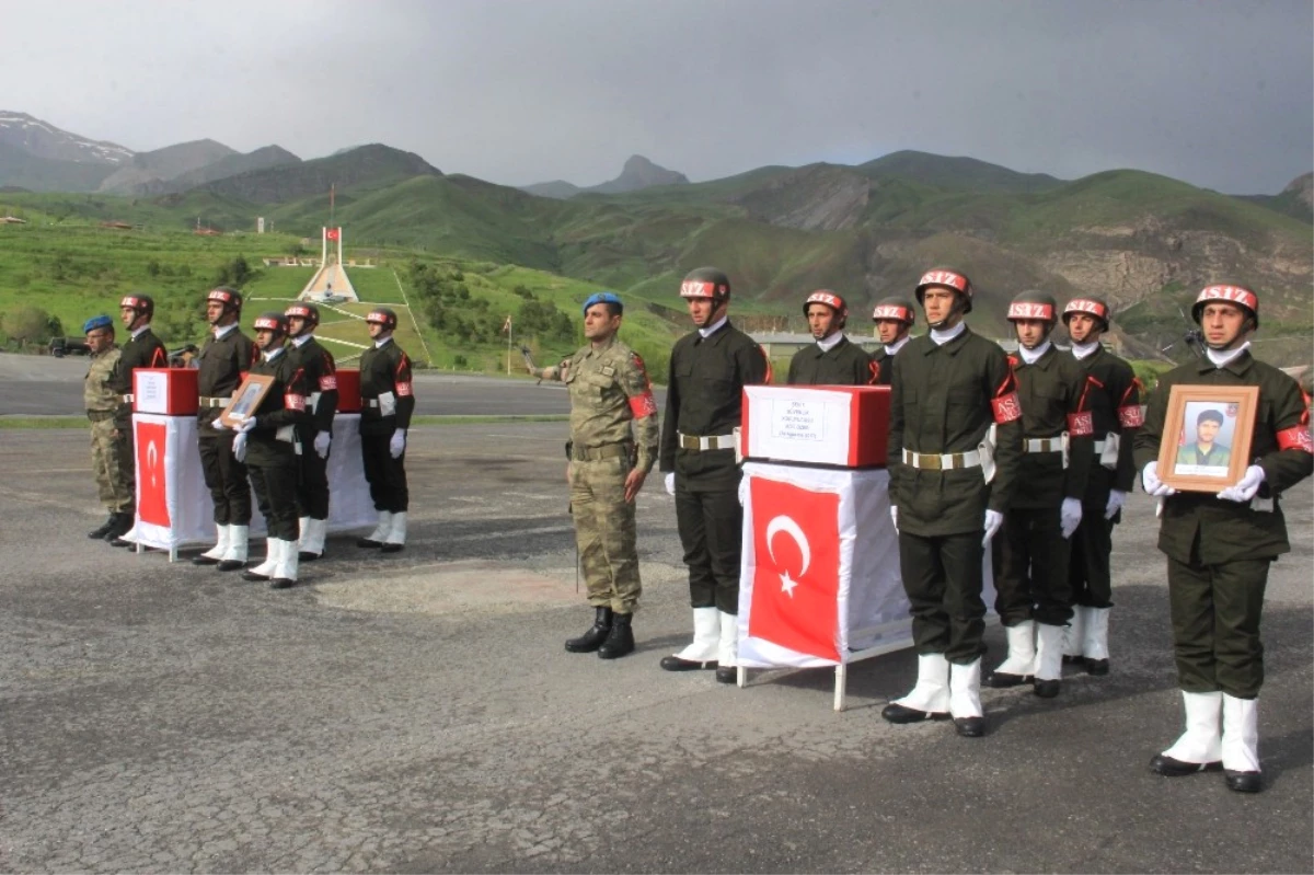 Şehit Korucular İçin Uğurlama Töreni