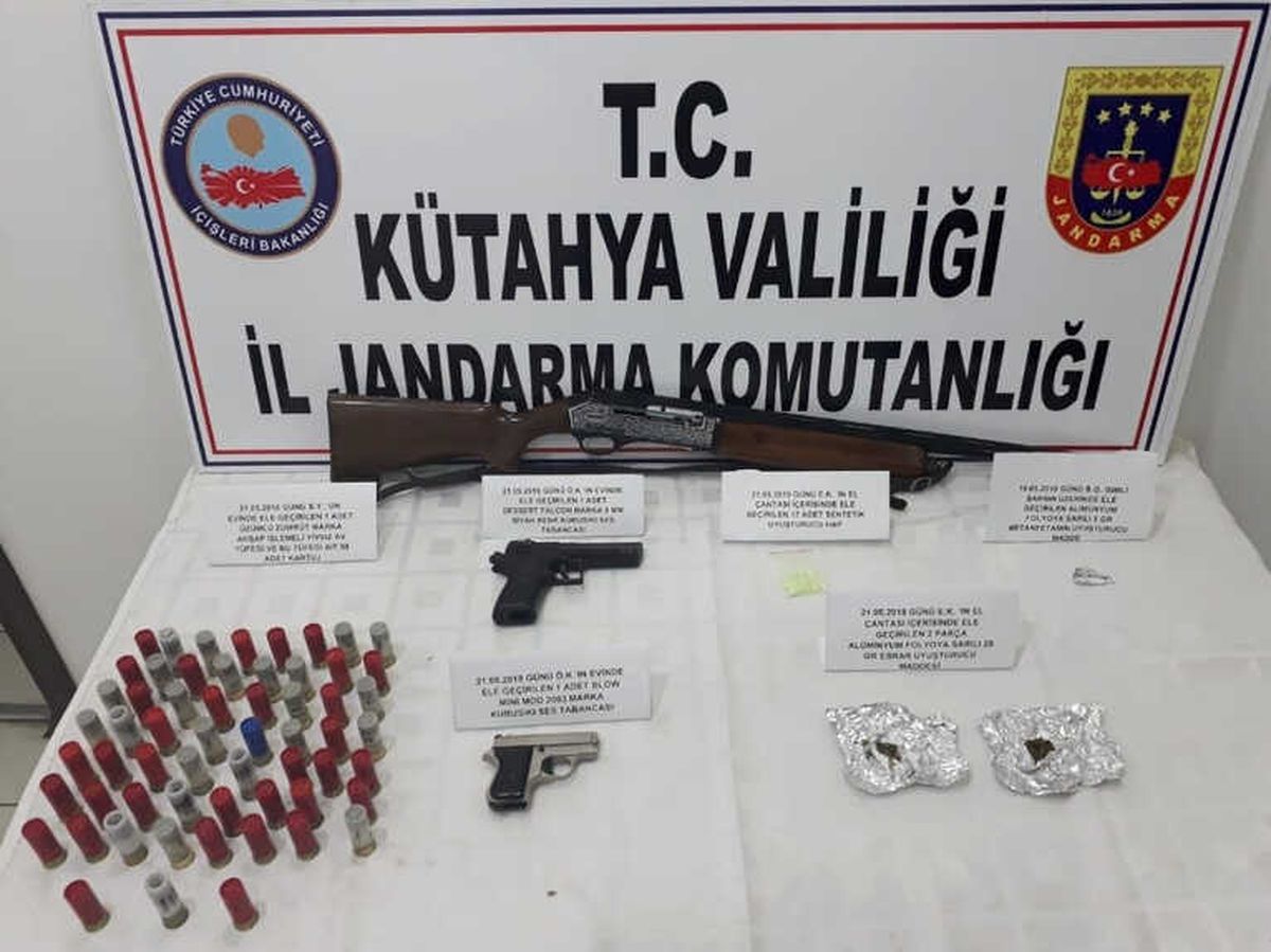Tavşanlı\'da Uyuşturucu Operasyonu