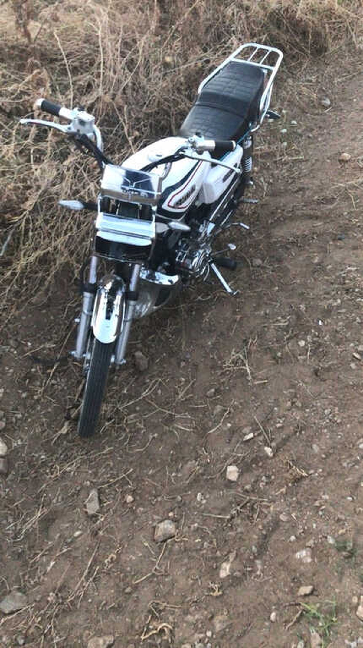 Terk Edilmiş Motosiklet Çalıntı Çıktı