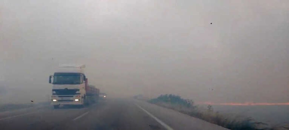 Anız Yangını Kazaya Davetiye Çıkardı