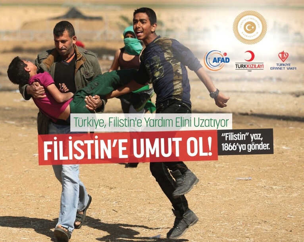 Filistin İçin \'İnsani Yardım Kampanyası\' Başlatıldı