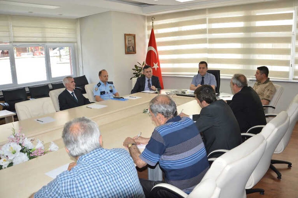 Niksar\'da Seçim Güvenliği Toplantısı Yapıldı