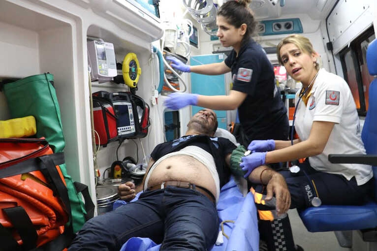 Sulama Kanalına Düşen Şahsı Vatandaşlar Halat Yardımıyla Kurtardı