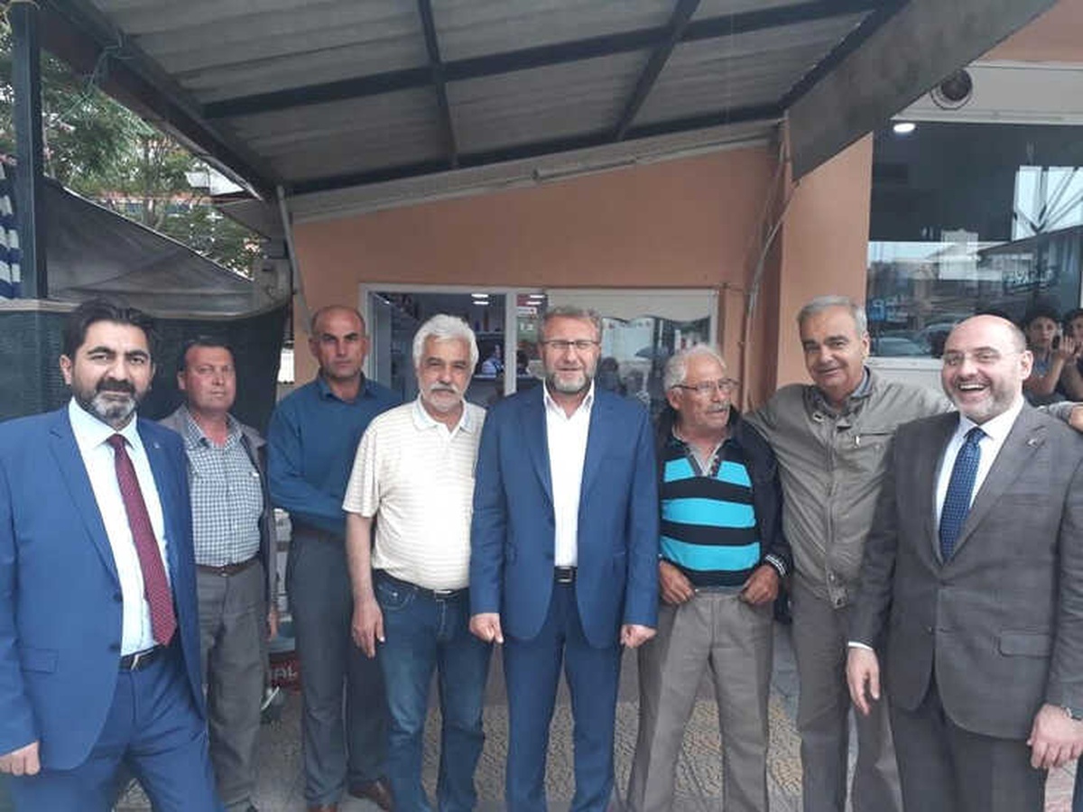 AK Parti Kütahya Milletvekili Adayları Gediz\'i Ziyaret Etti