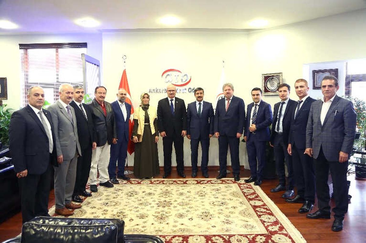 Eğitimcilerden ATO Başkanına Ziyaret