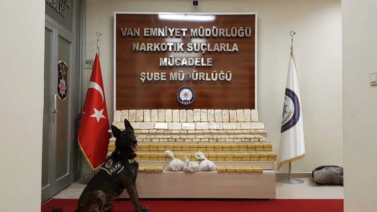 Van\'da 105 Kilo Eroin Ele Geçirildi