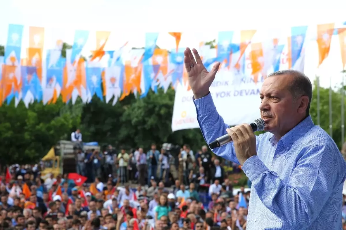 Cumhurbaşkanı Erdoğan: "Çıraklarla Mıraklarla Bu İş Olmaz, Bu İş Yürek İşi Yürek" (1)