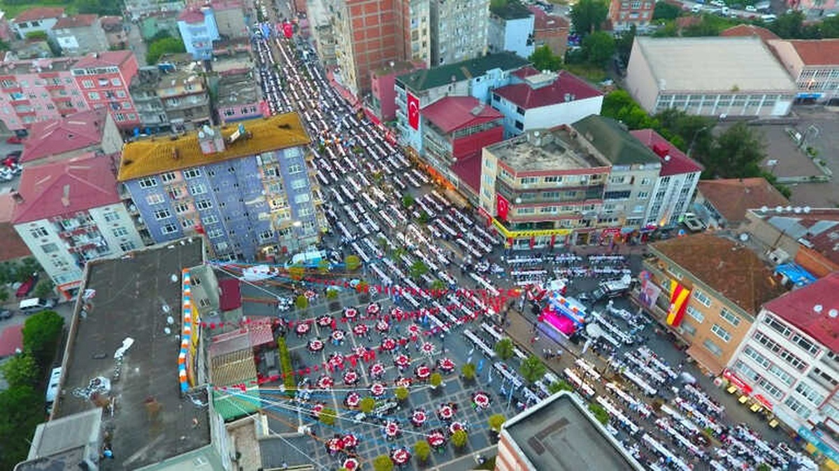 Samsun\'un En Büyük İftar Sofrası