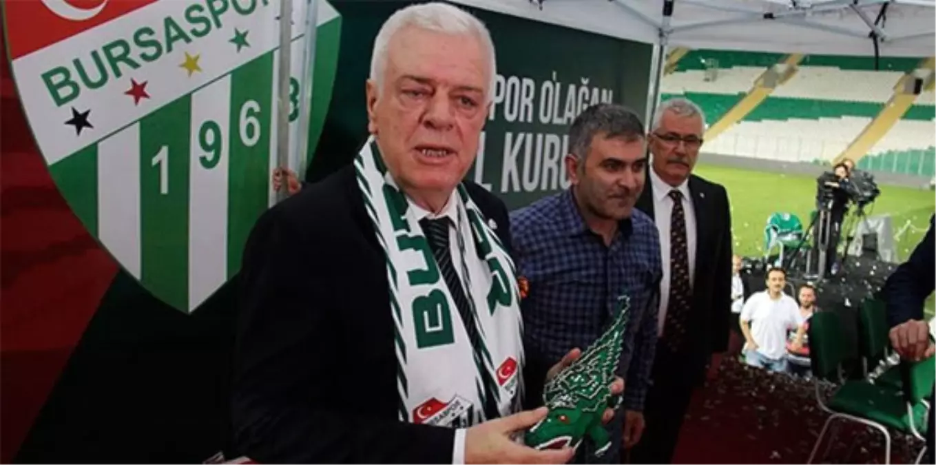 Bursaspor\'da Başkan Ali Ay Mazbatasını Aldı