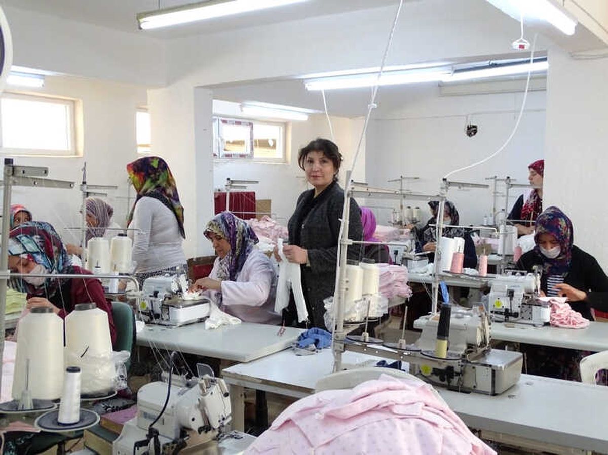 Hisarcıklı Kadın Girişimciden Yeni Tekstil Atölyesi