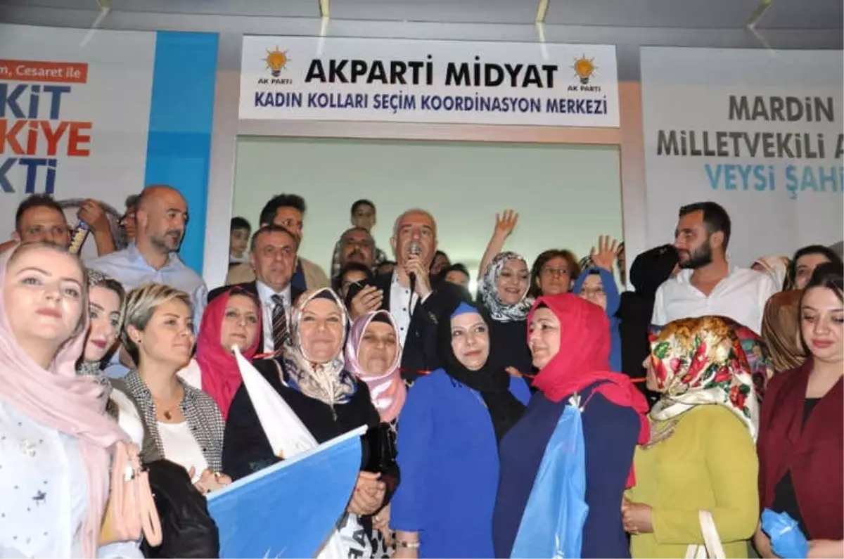 AK Parti\'den Midyat\'a Çıkarma