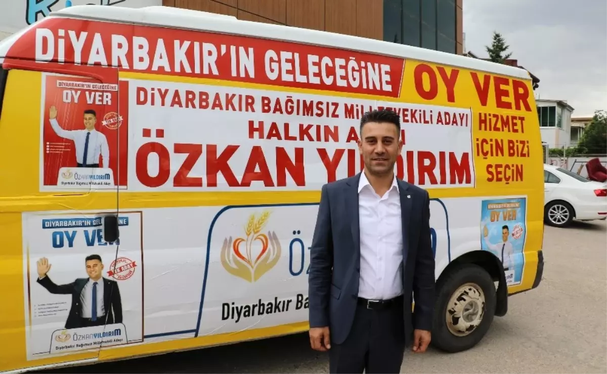 Bağımsız Adaydan 700 Araçlık Seçim Konvoyu